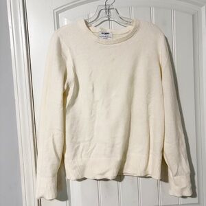 Old Navy SoSoft Cream Crew Neck Sweater